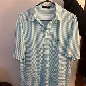 Men’s Striped Golf Polo